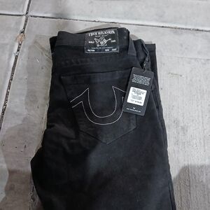 True Religion Black Slim Jeans Classic Style